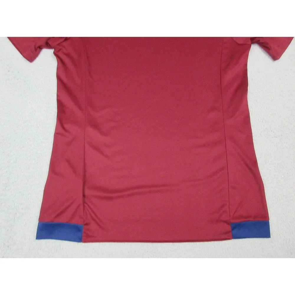 FC Barcelona Jersey Mens Medium Red Logo Futbol Soccer Adidas